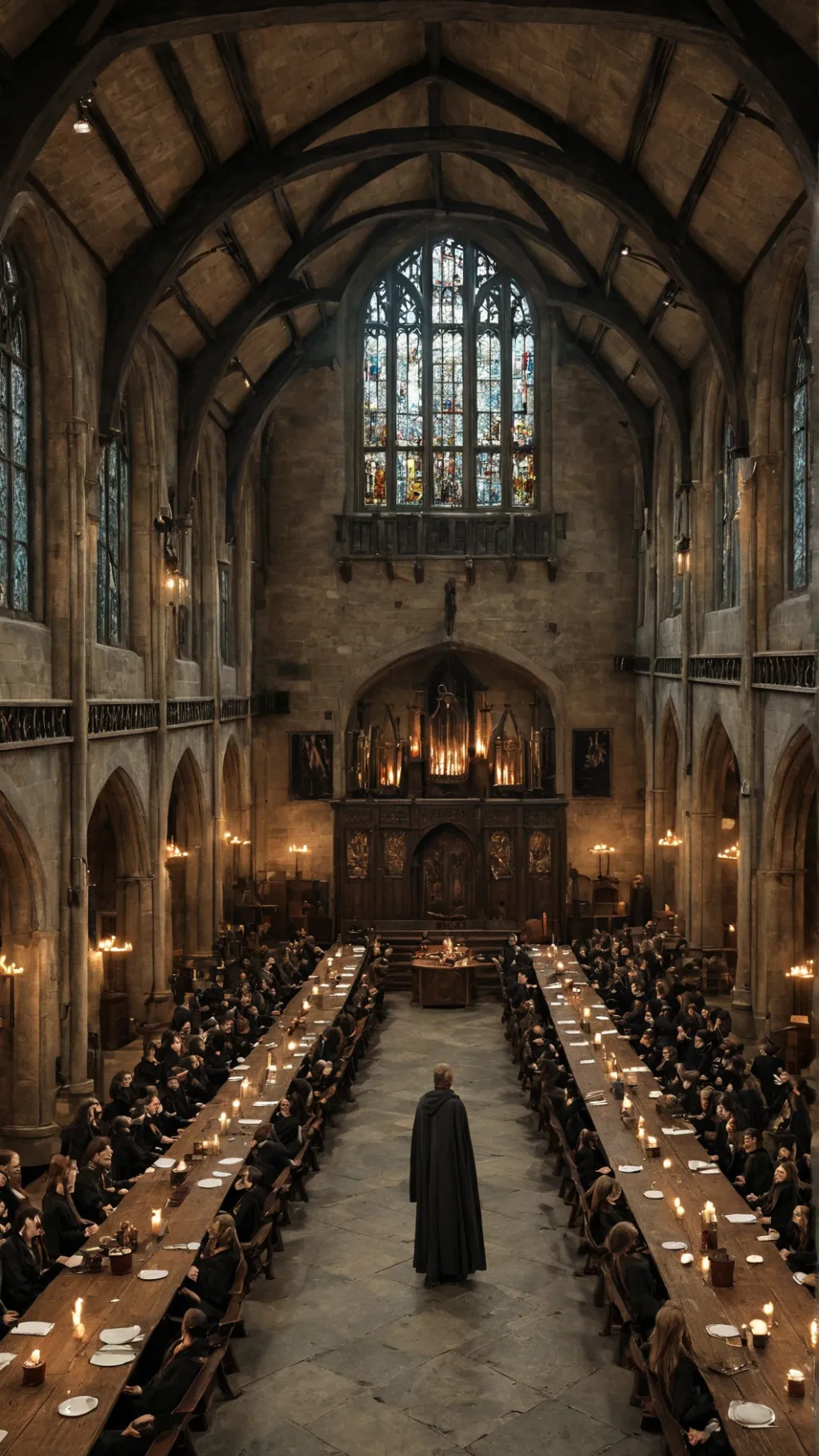 ai character: Hogwarts background