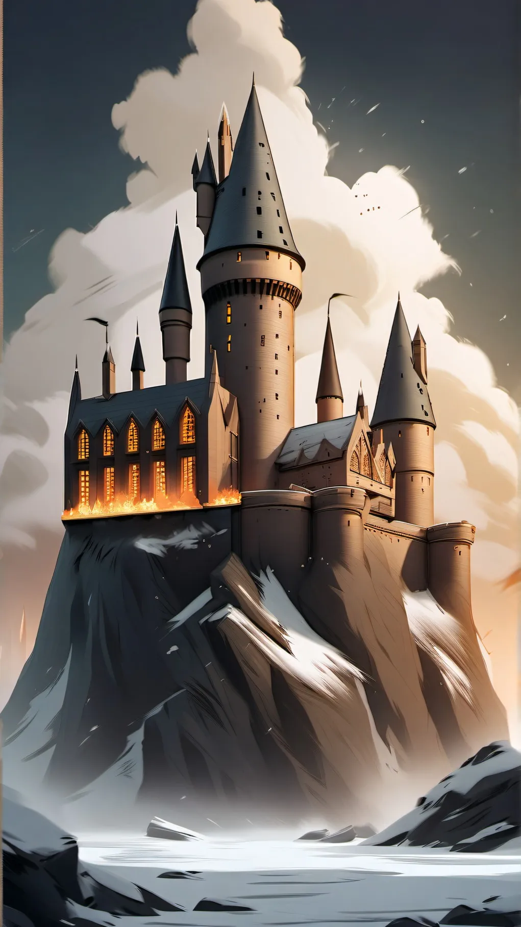 ai character: Hogwarts background