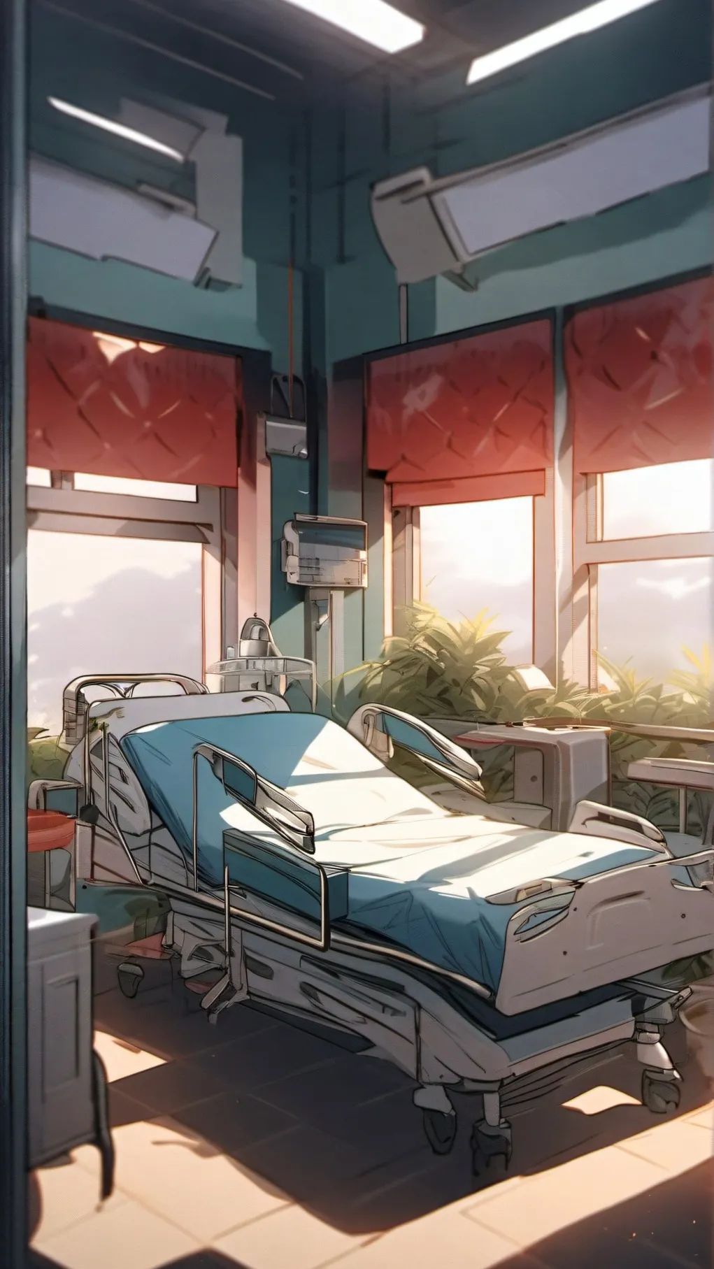ai character: Hospital  background