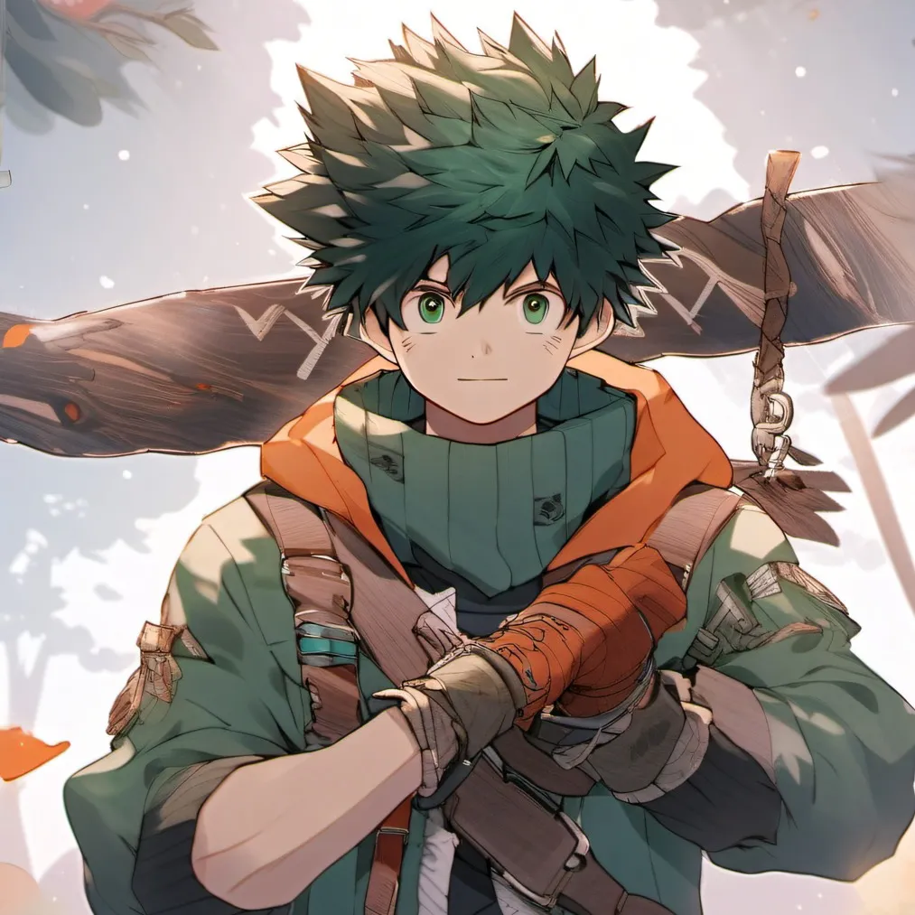 chat with ai character: if deku dead mha