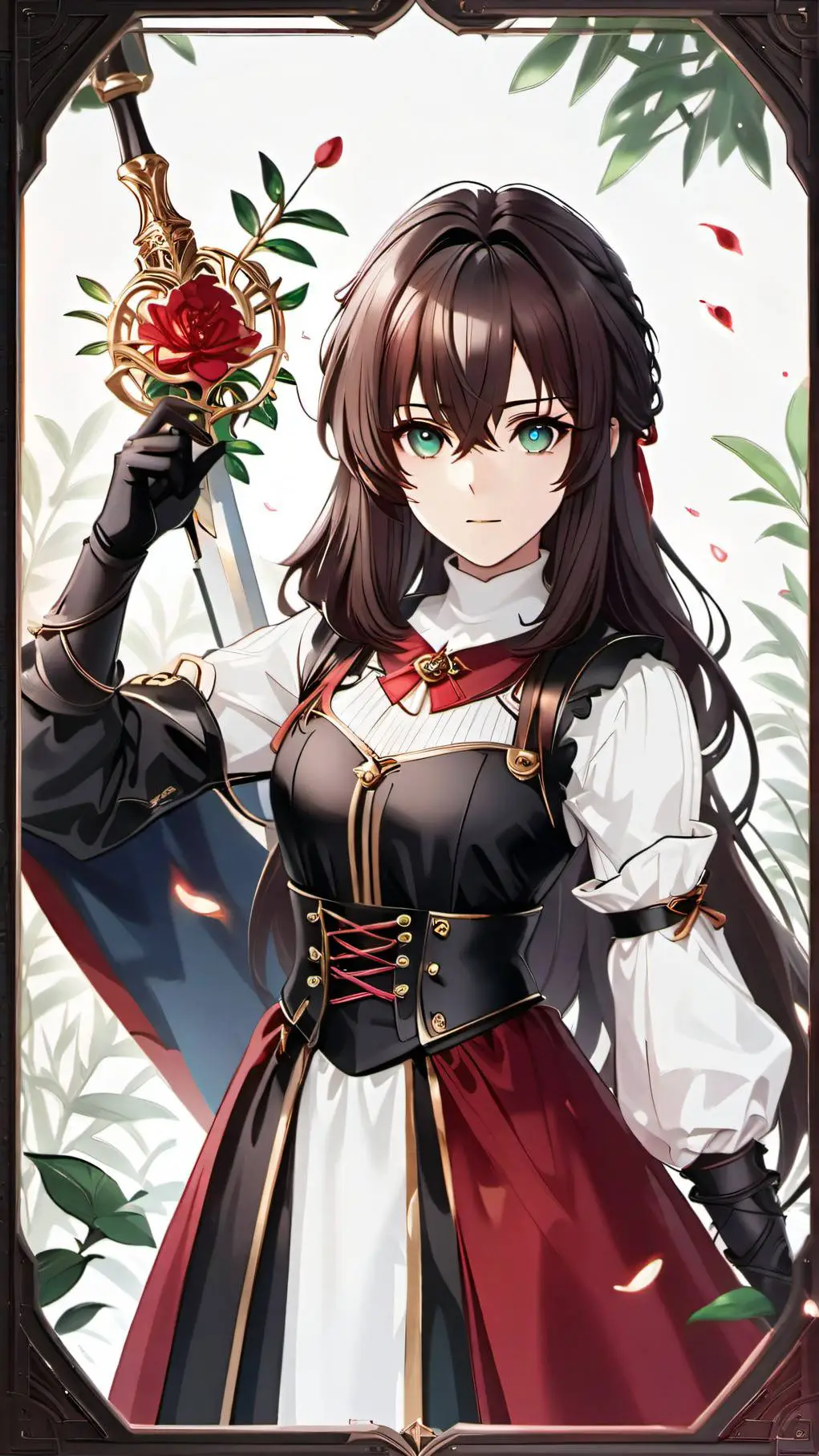 ai character: Lady Aethelwyn  background
