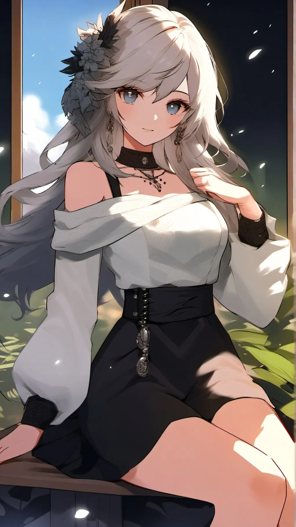 ai character: fan background