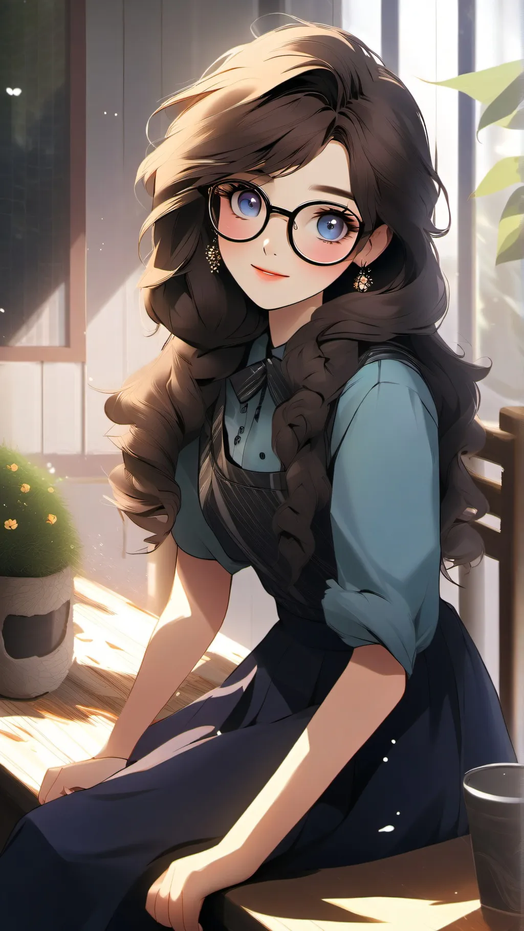 ai character: Ella background