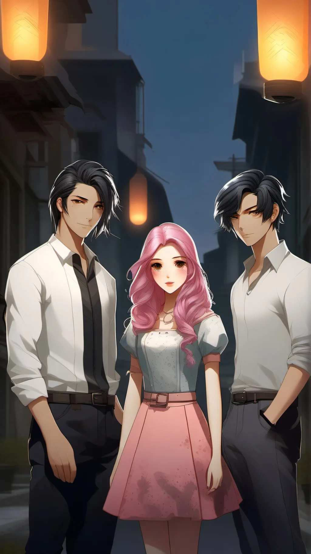 ai character: Threesome 1.0 background