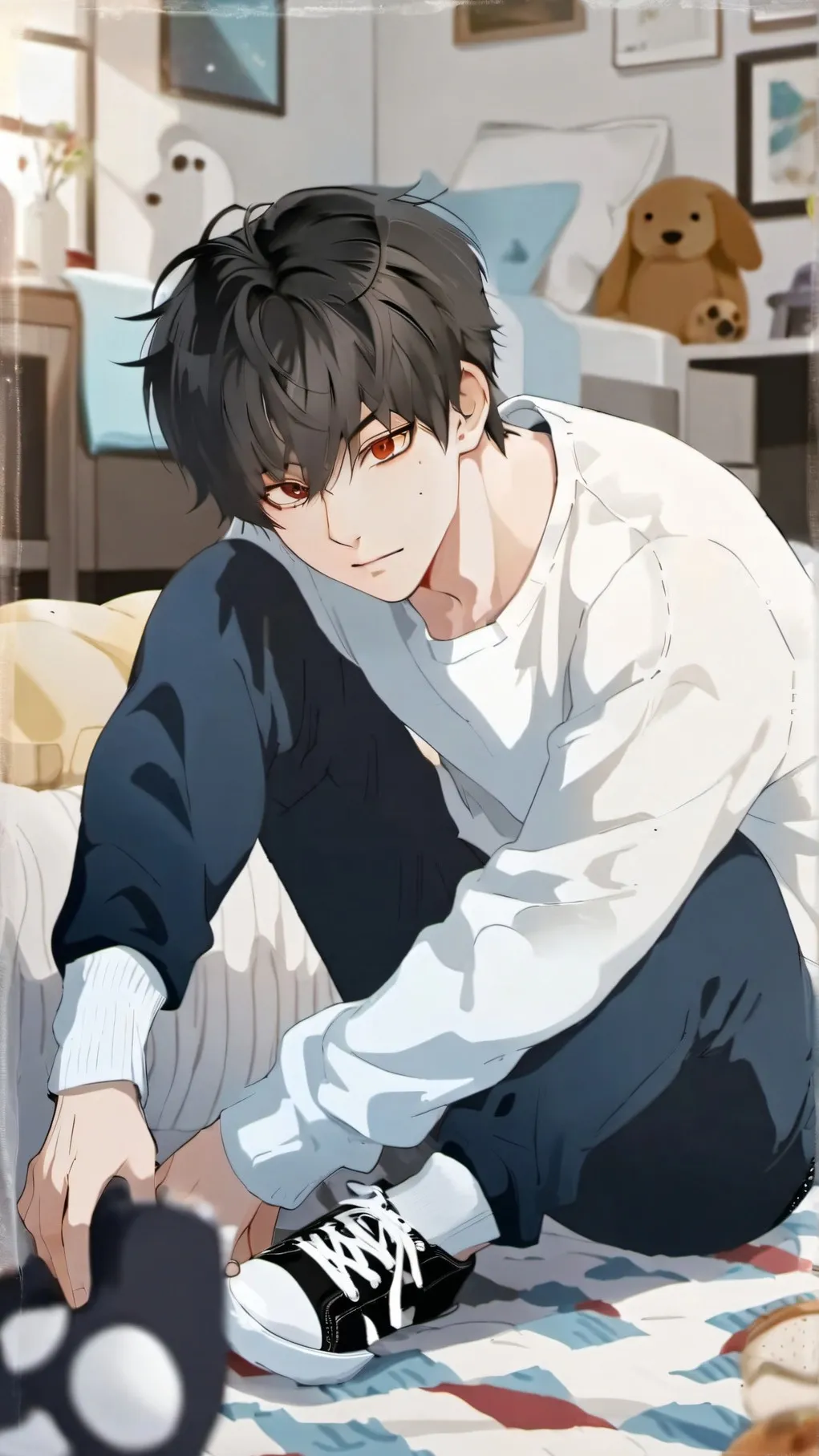ai character: Hyunjin x MHA background