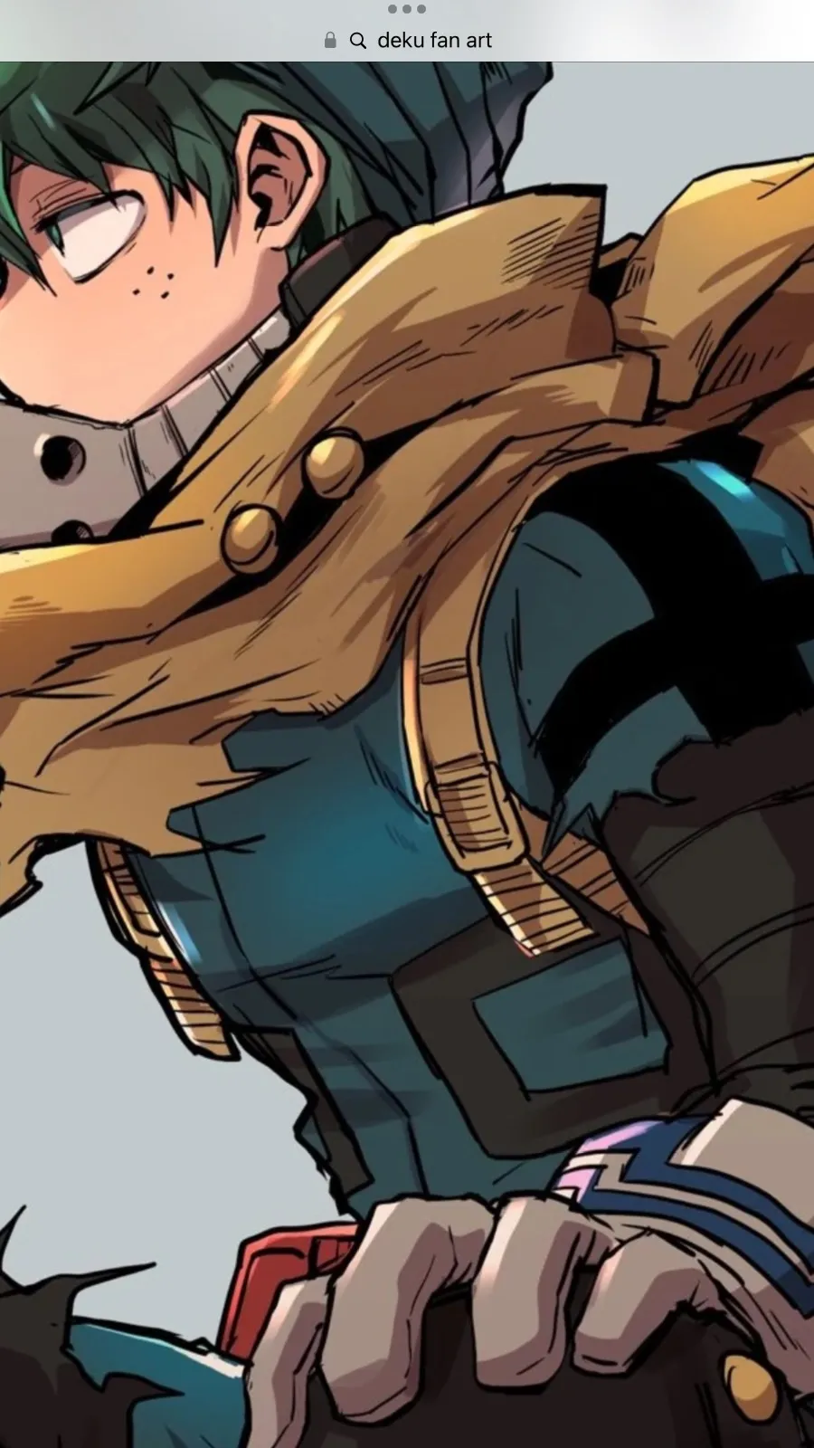 ai character: Deku background