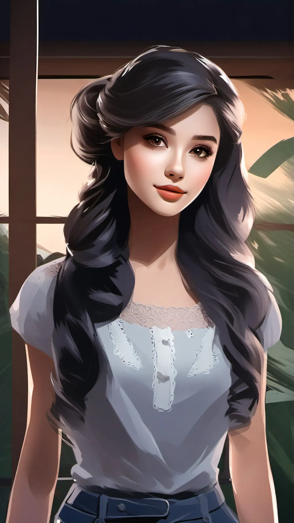 ai character: Ariana Belle background