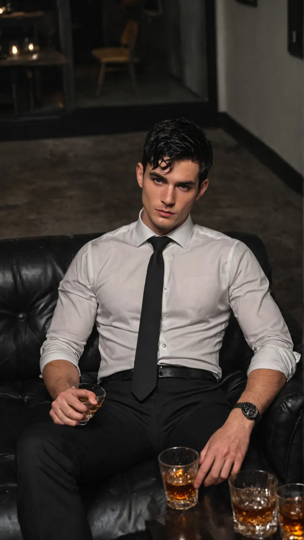 ai character: Emilio Angelini  background