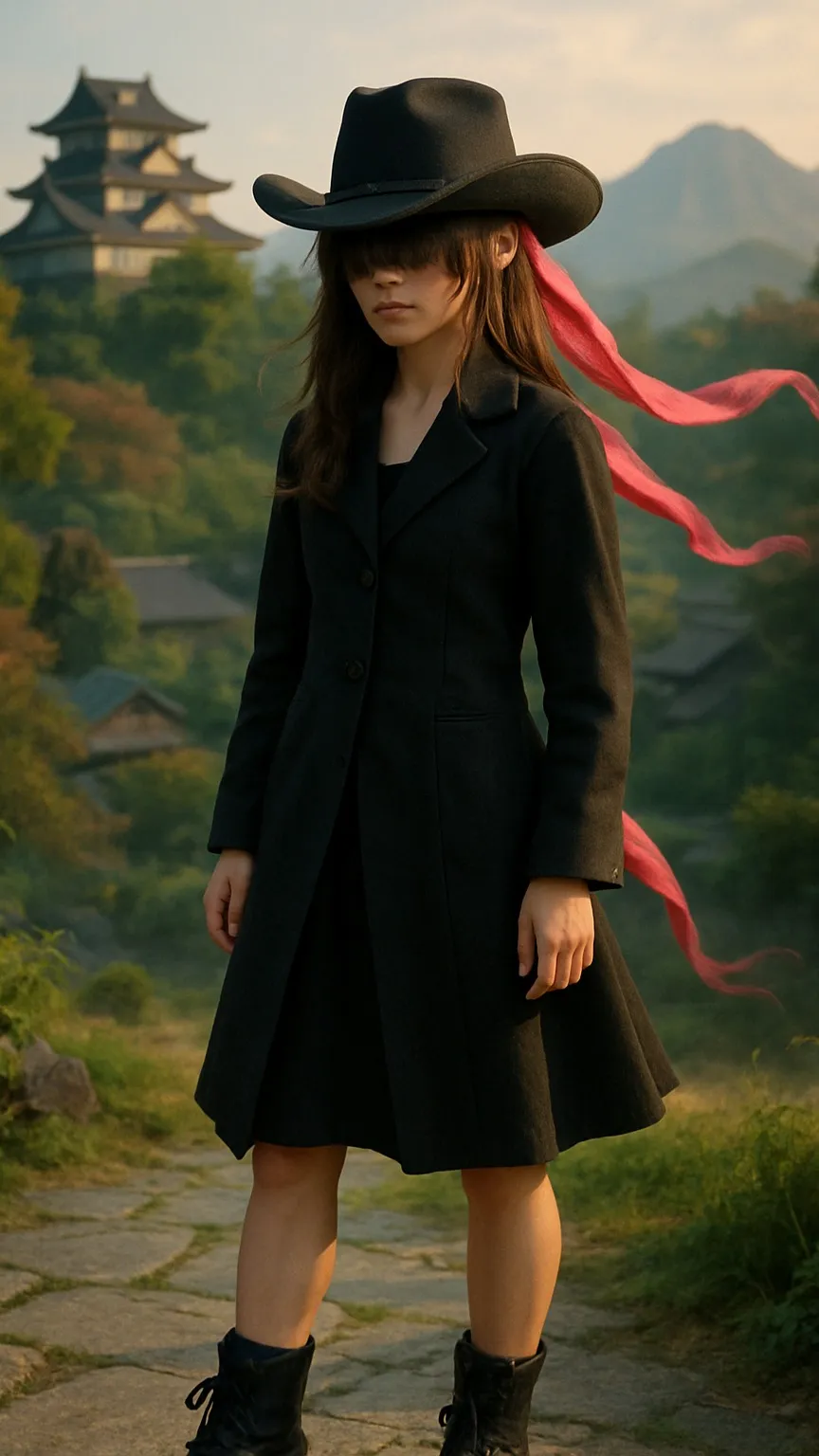 ai character: school land trip. background