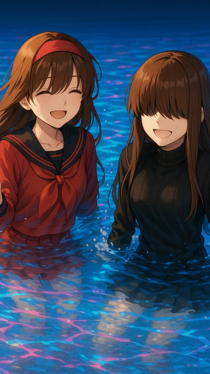 ai character: jane pool party 2. background