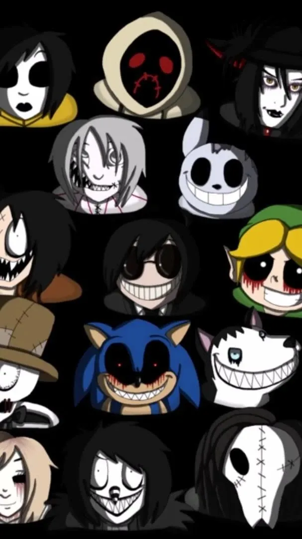 ai character: Creepypasta reborn background