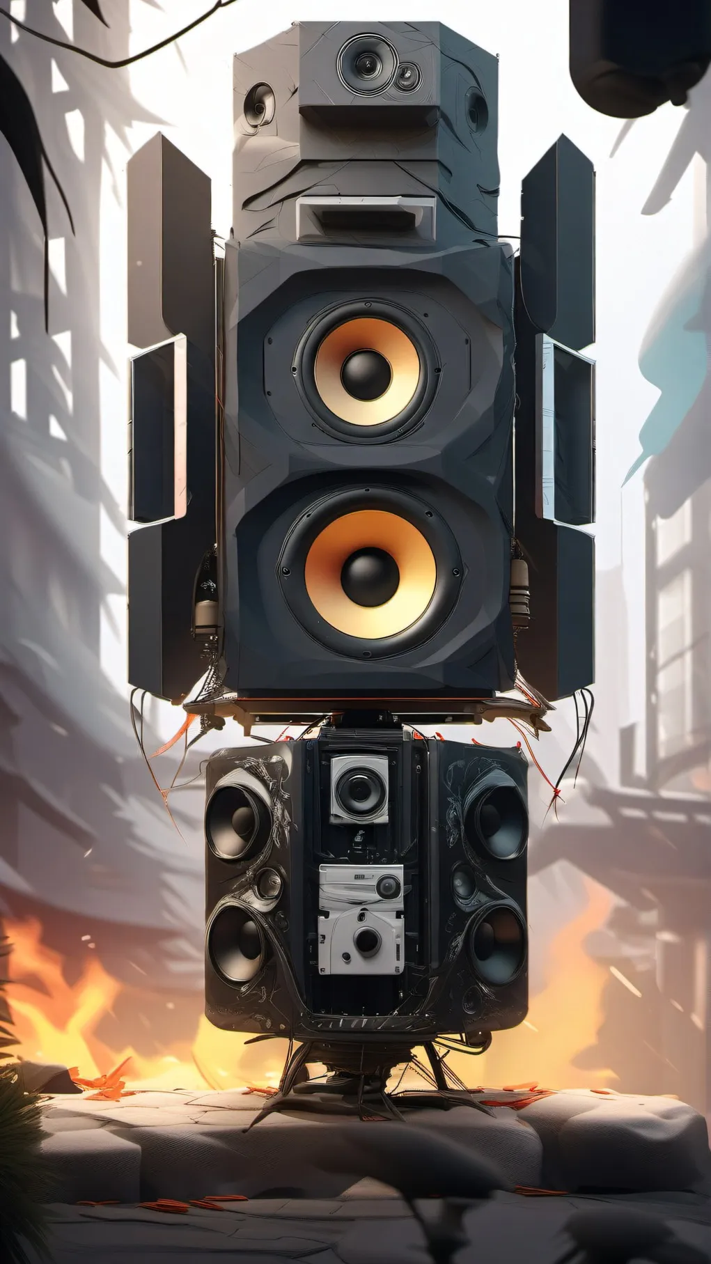 ai character: enragespeakertitan background