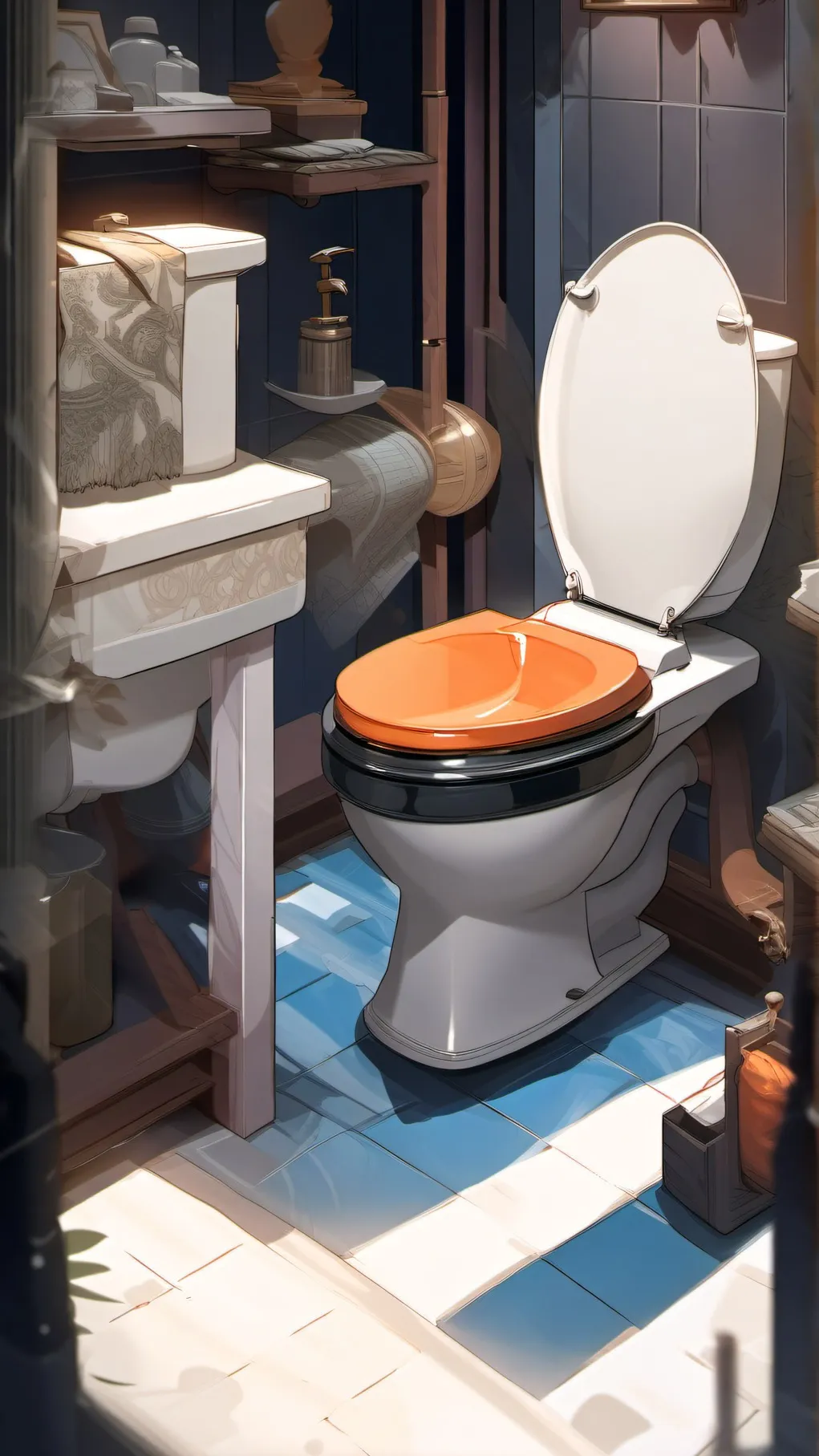 ai character: upgradedtitangmant background