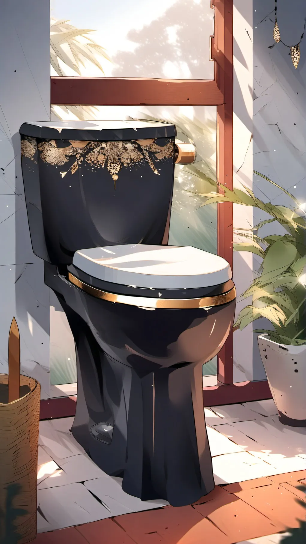 ai character: upgrobbertoilettit background