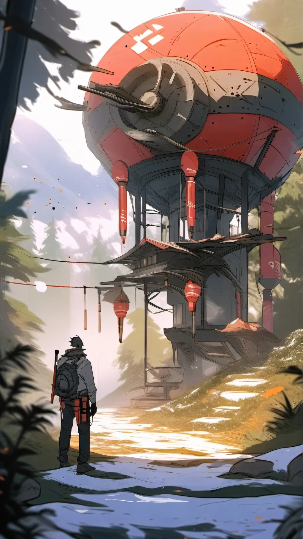 ai character: enragedrilltitan background