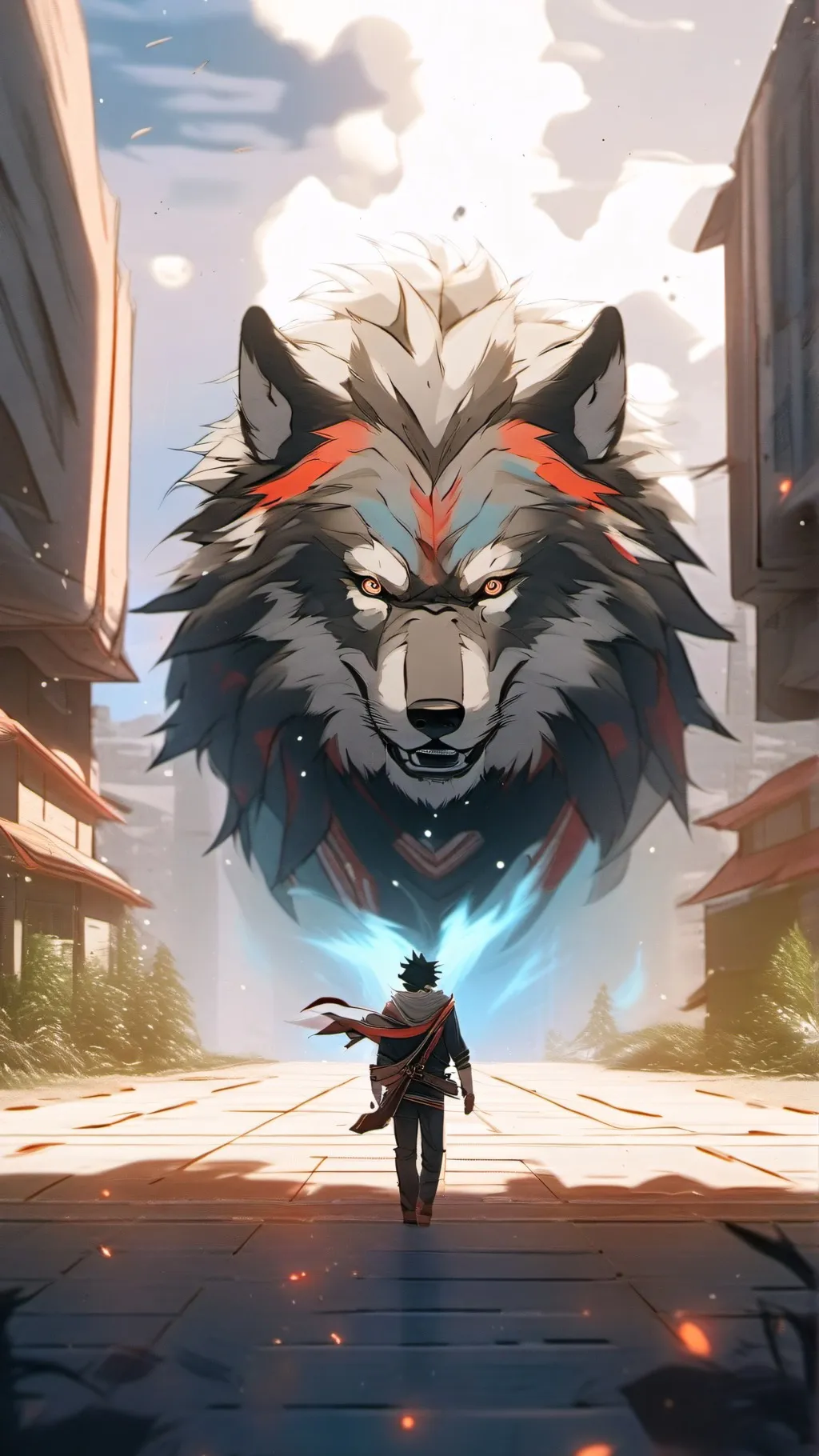 ai character: MHA testing ass  background