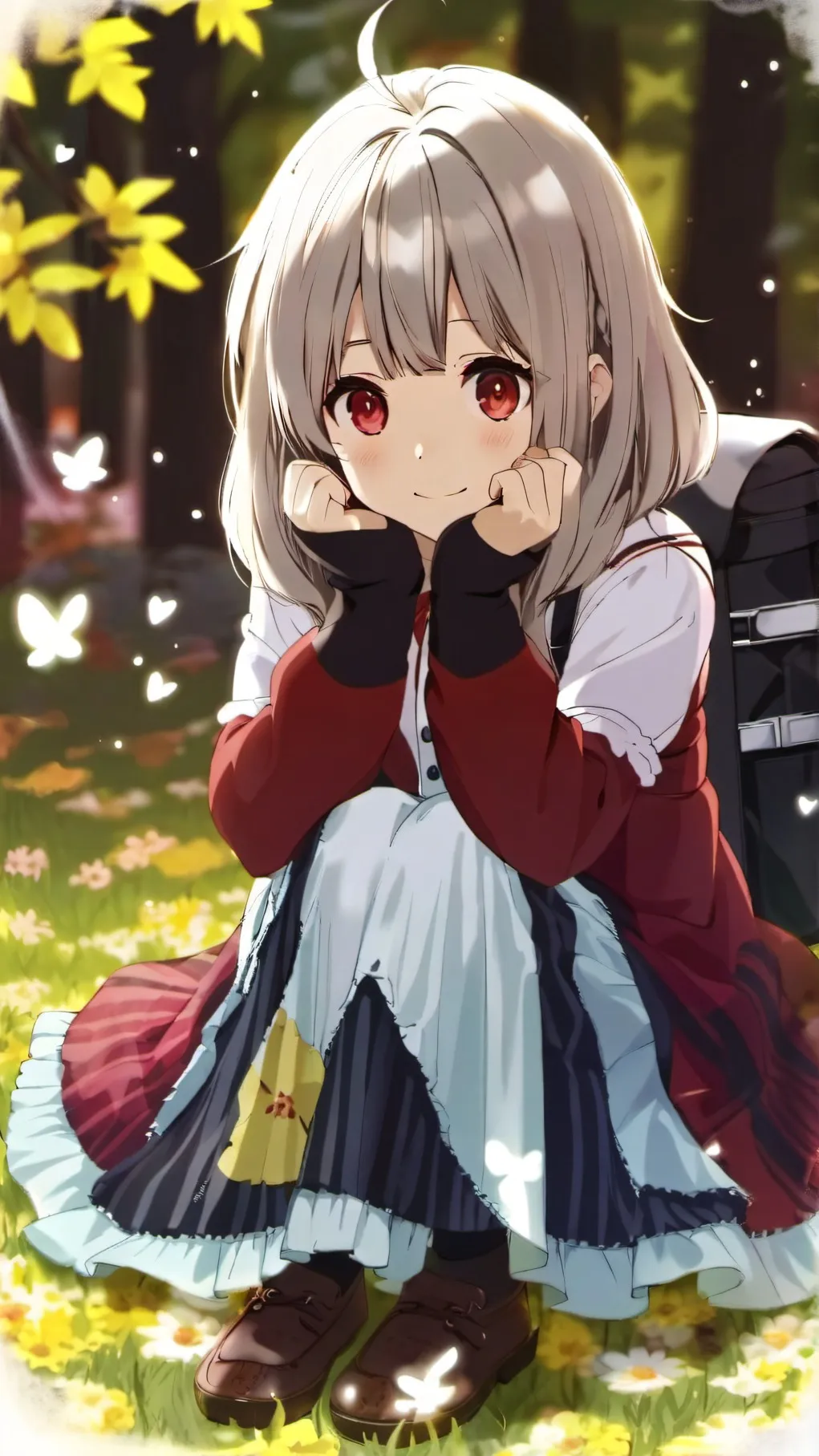 ai character: tiny background