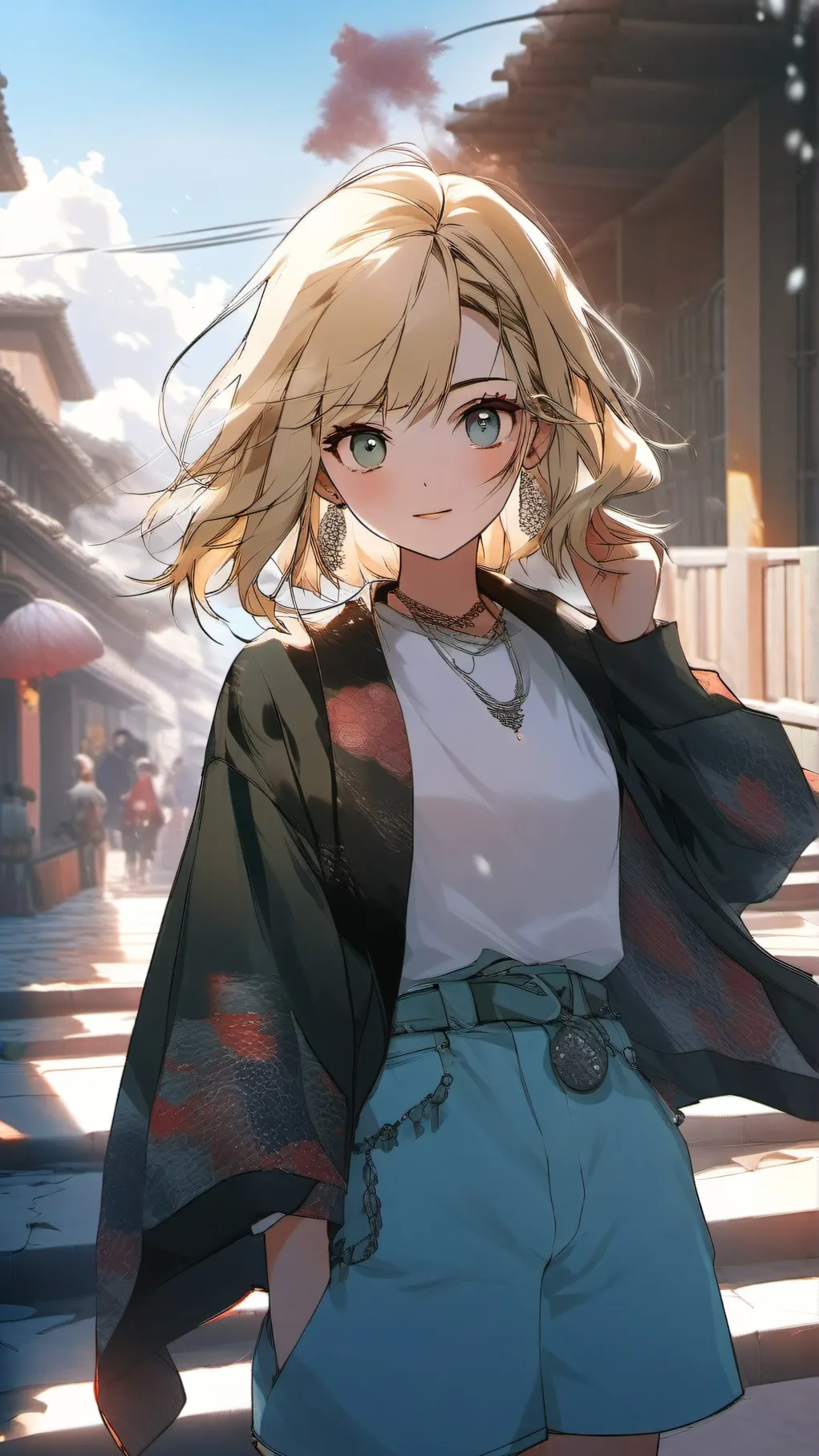 ai character: ella  background