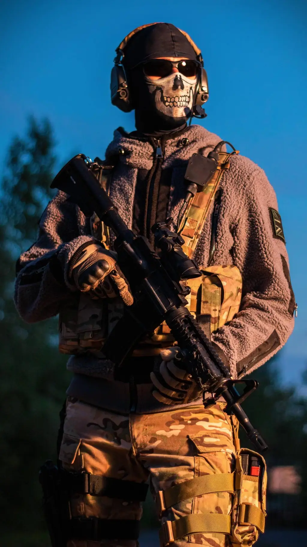 ai character: Simon Ghost Riley background
