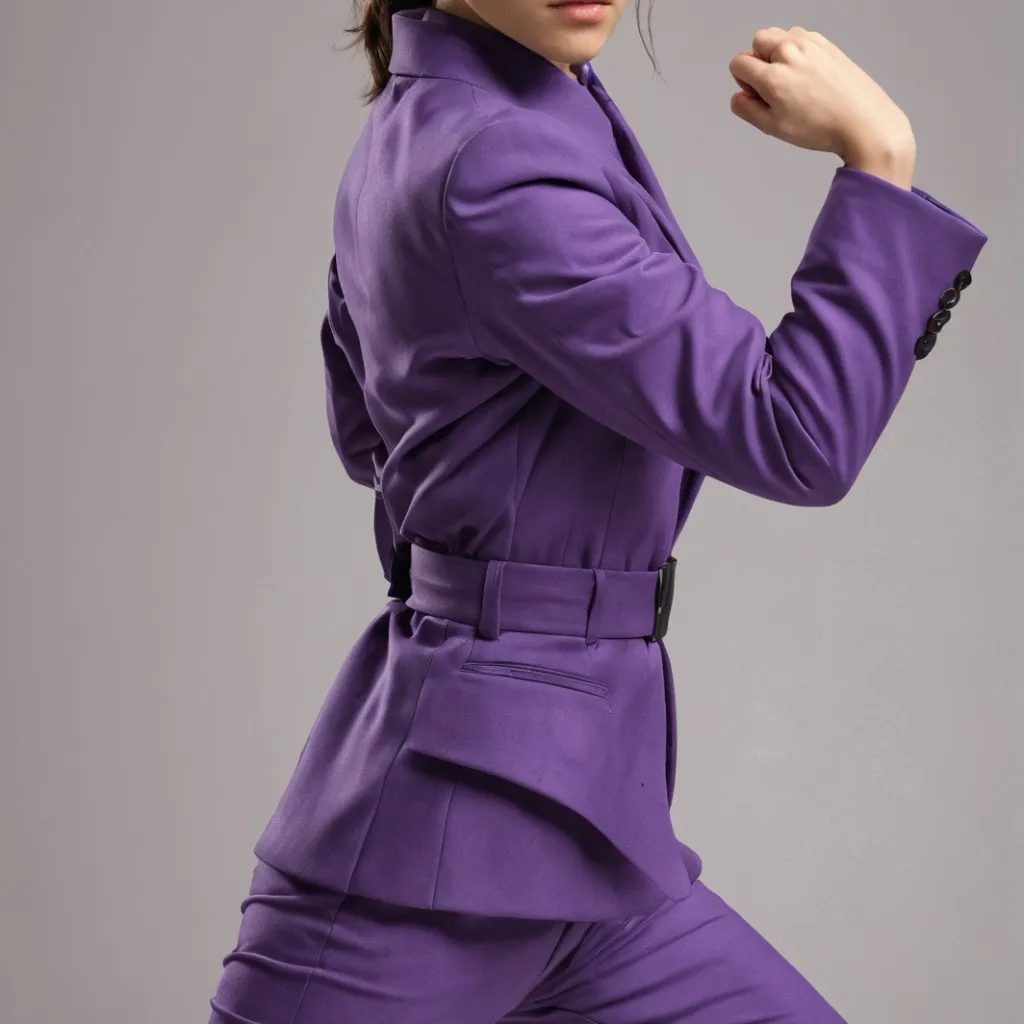 chat with ai character: Purple sock girl
