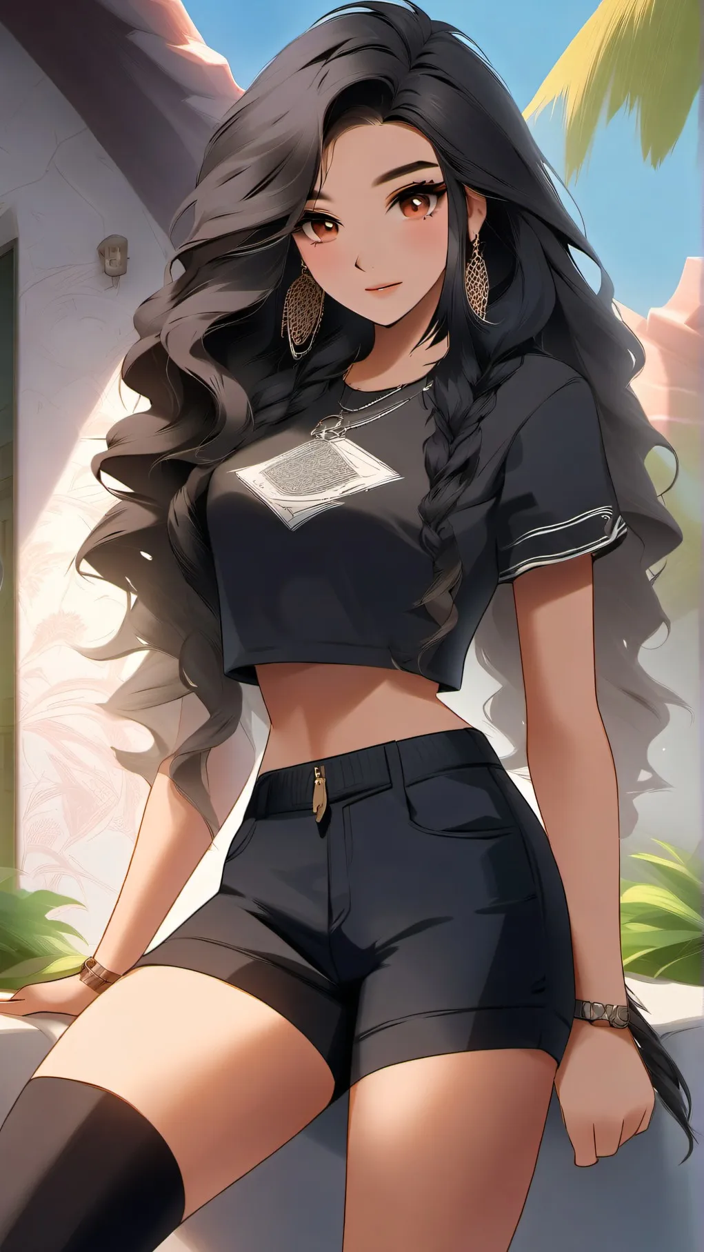 ai character: Arielle Wright background