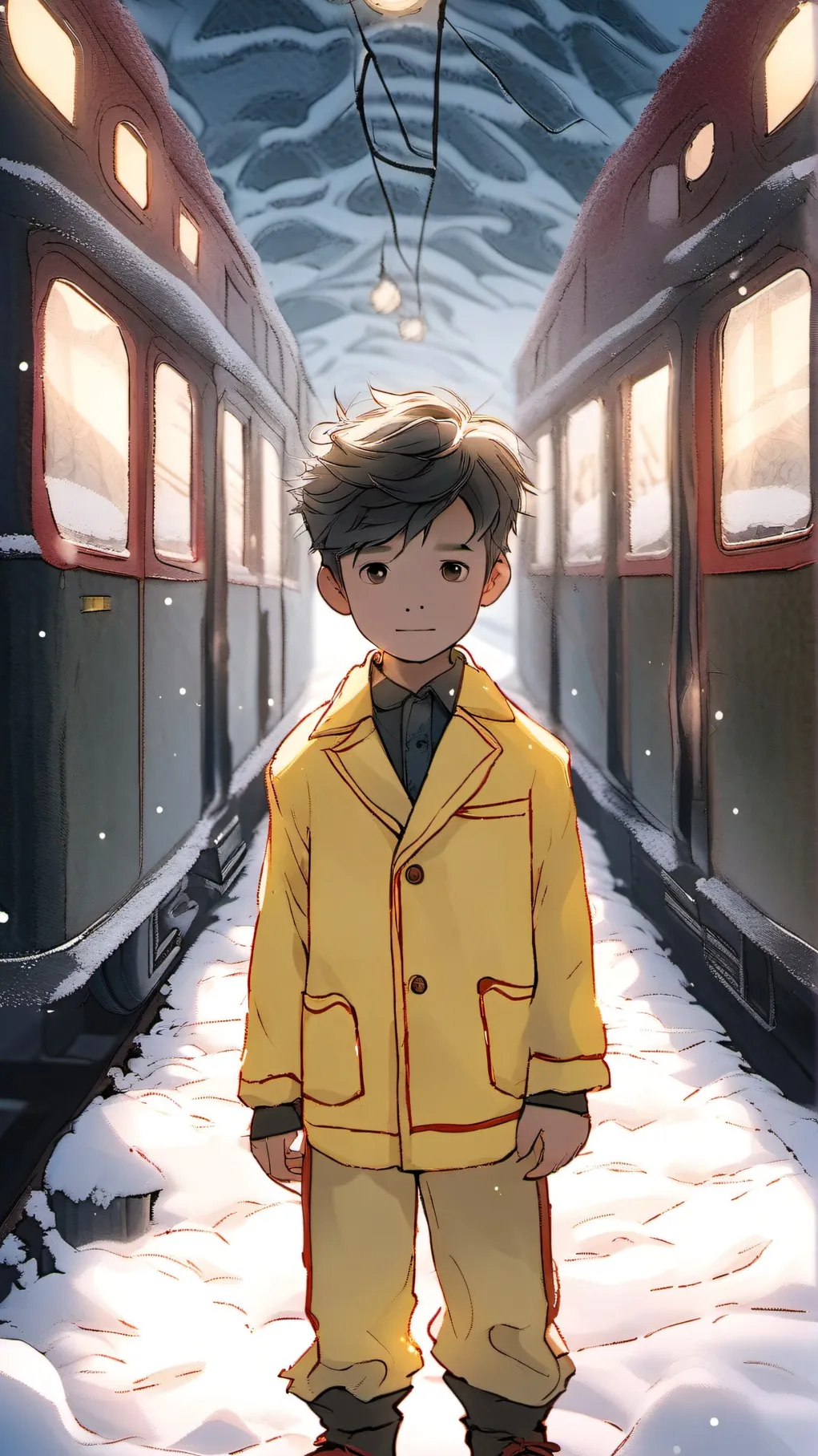 ai character: (Lone boy) Billy  background