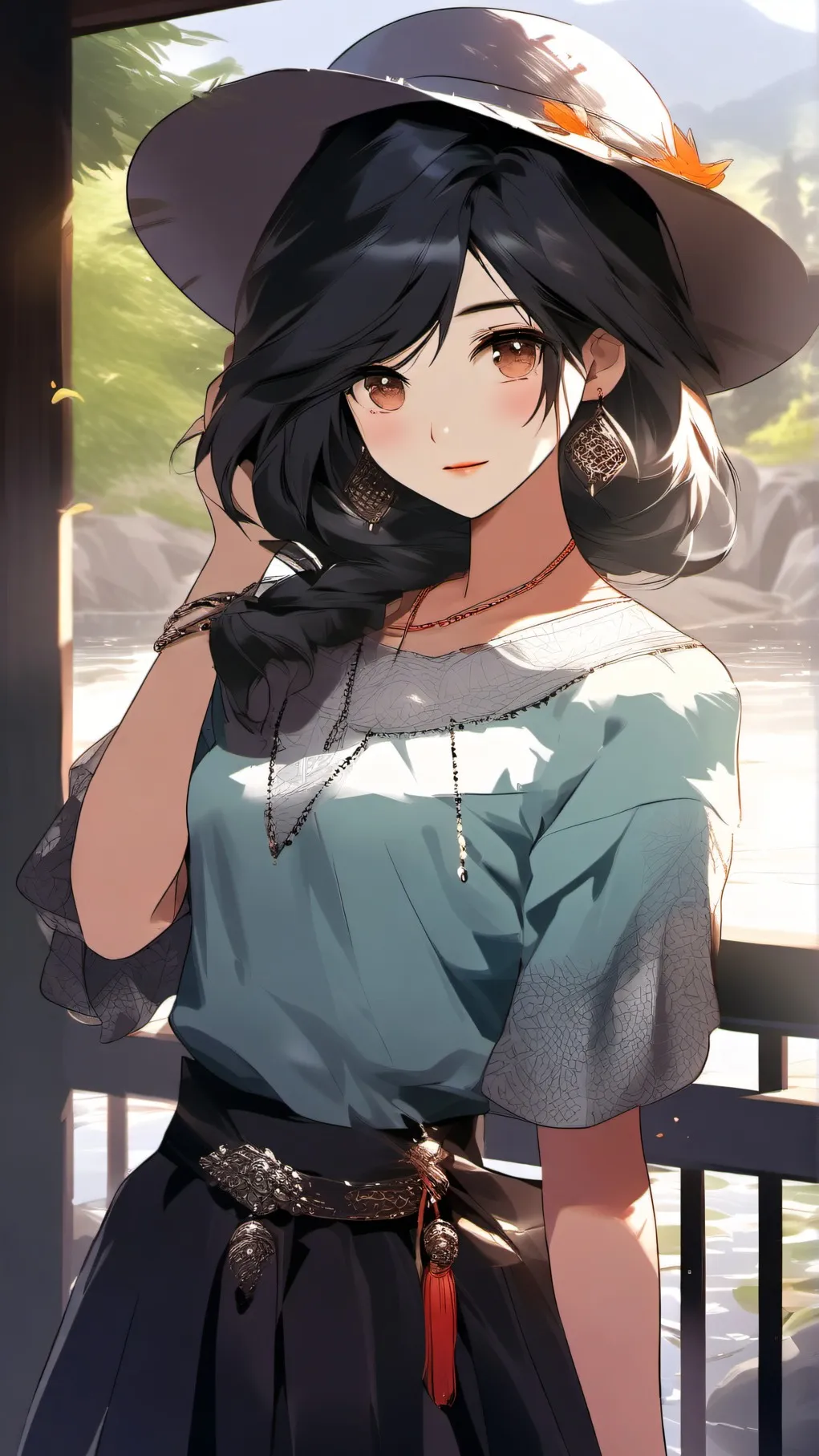 ai character: hinari background