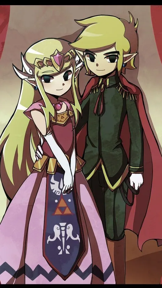 ai character: Zelda x Link background
