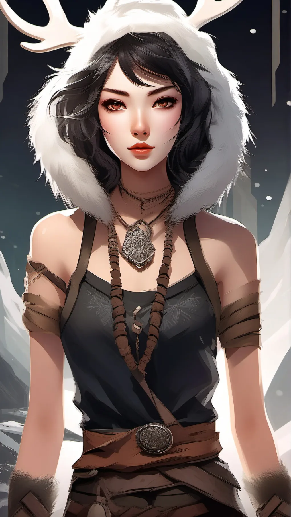 ai character: ∘•~Audrey~•∘ background