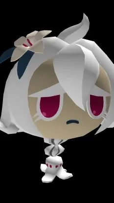 ai character: yandere white lily background