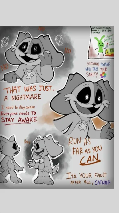 ai character: Dogday AU2 background