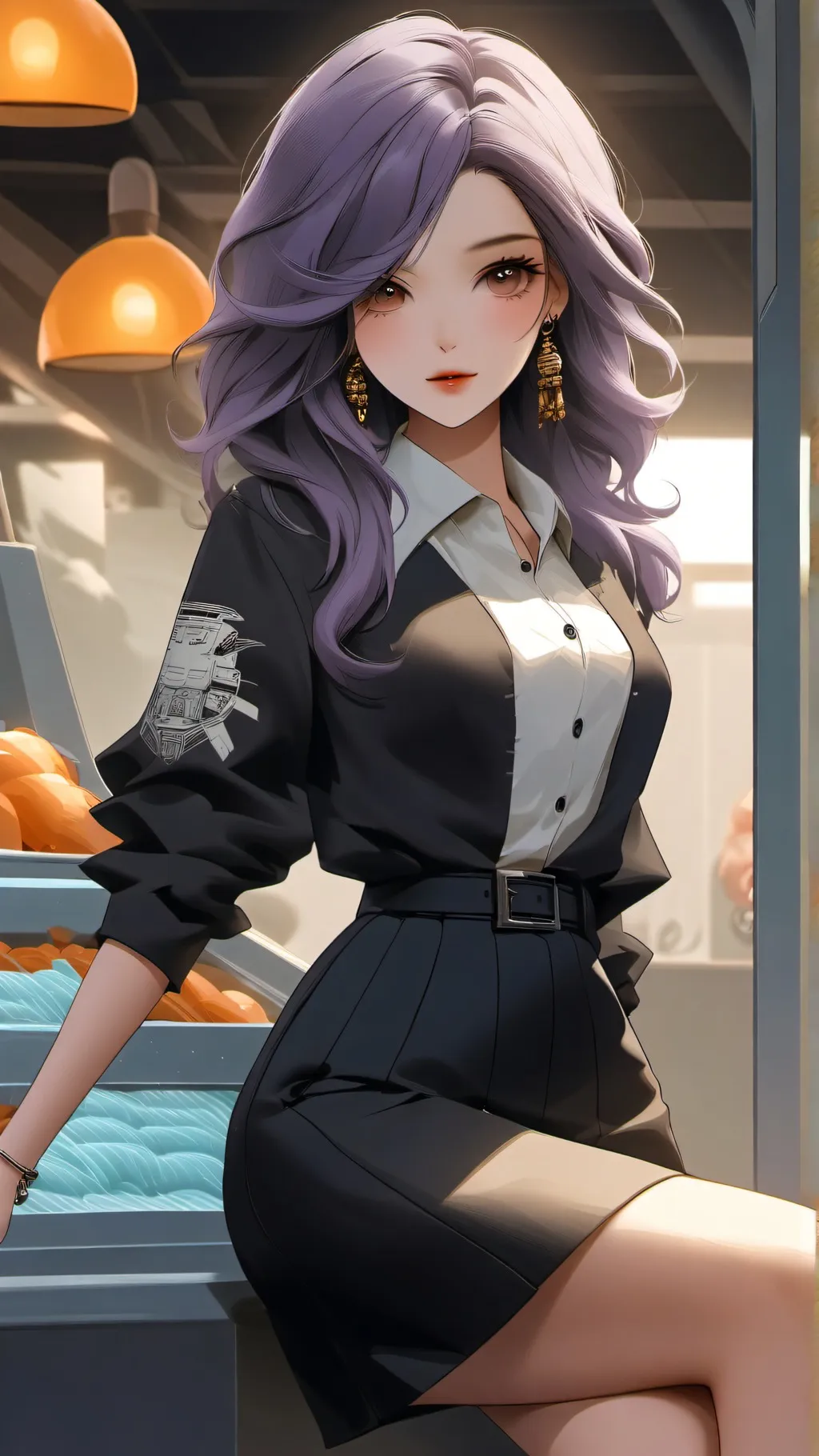 ai character: Hot stuff background