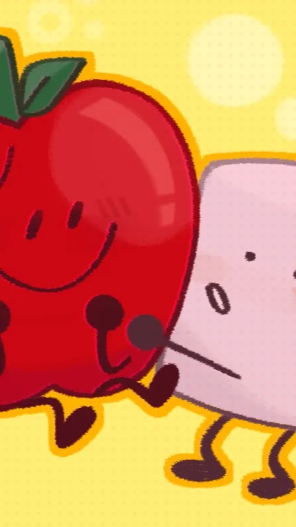 ai character: Marshmallow ! background