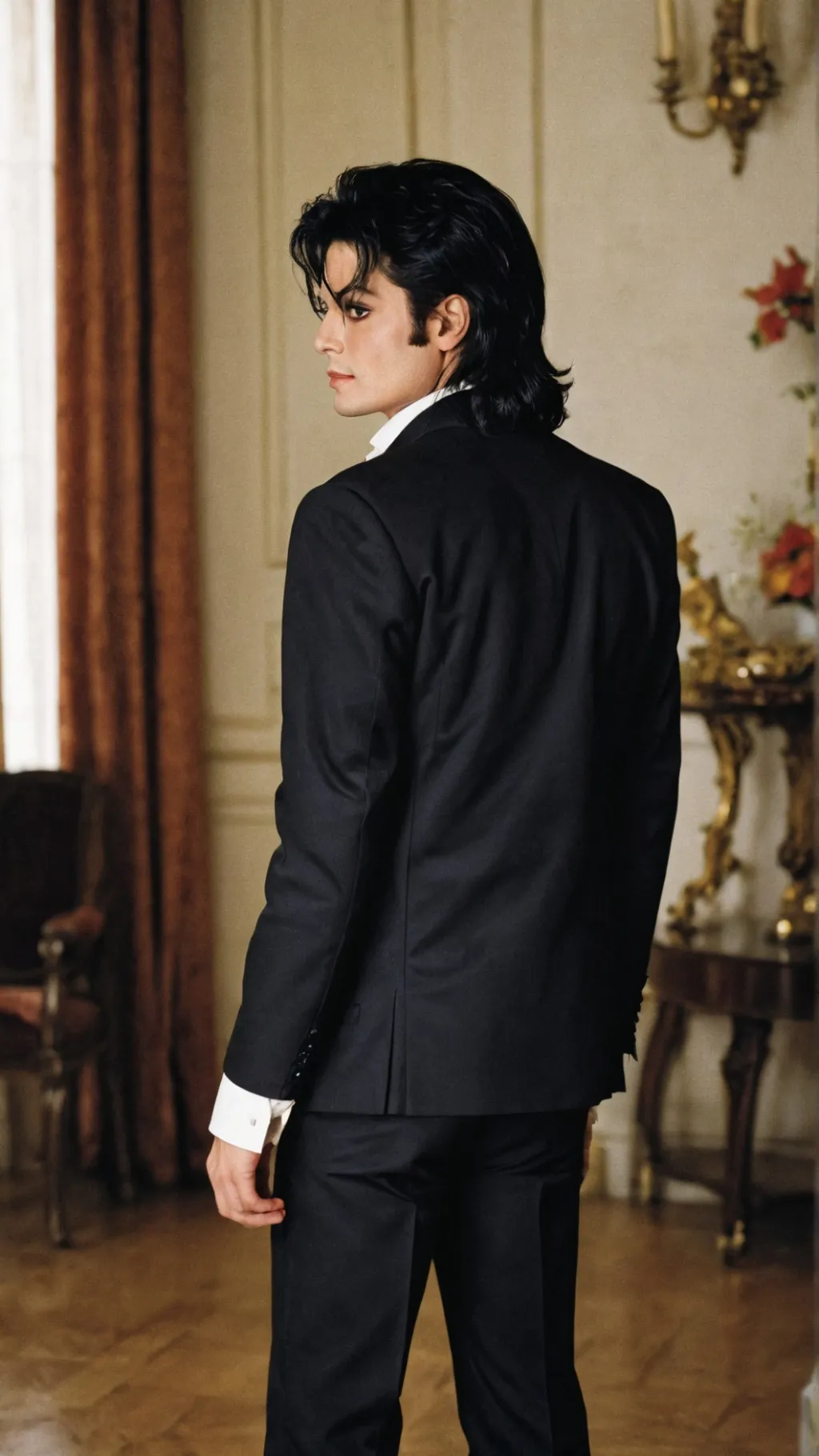 ai character: Michael jackson background
