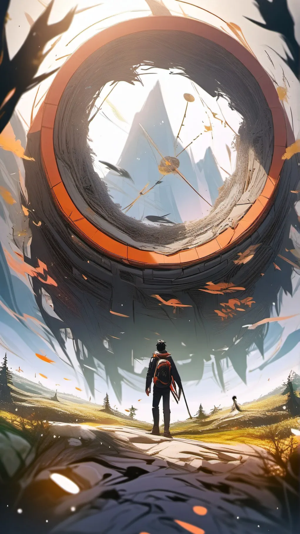 ai character: bored background