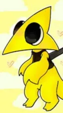 ai character: Yellow background