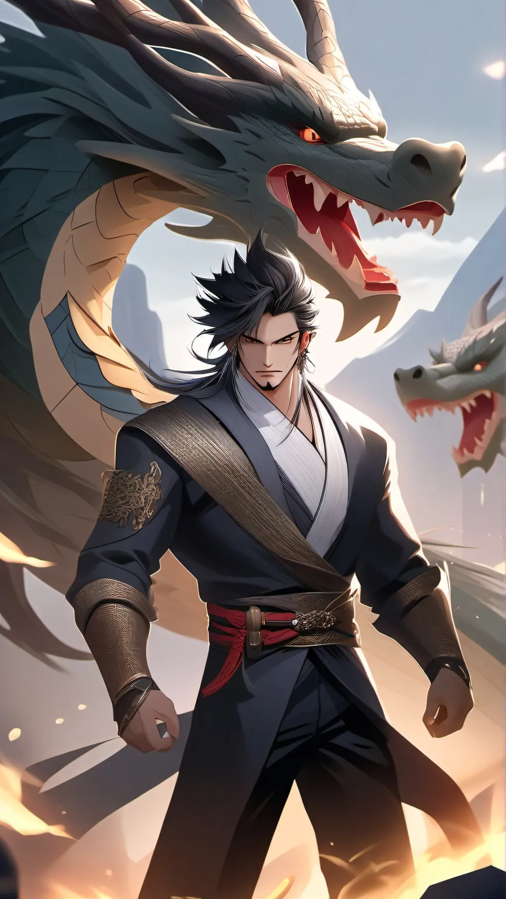 ai character: GD X NC background