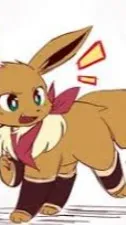 ai character: EEVEE background