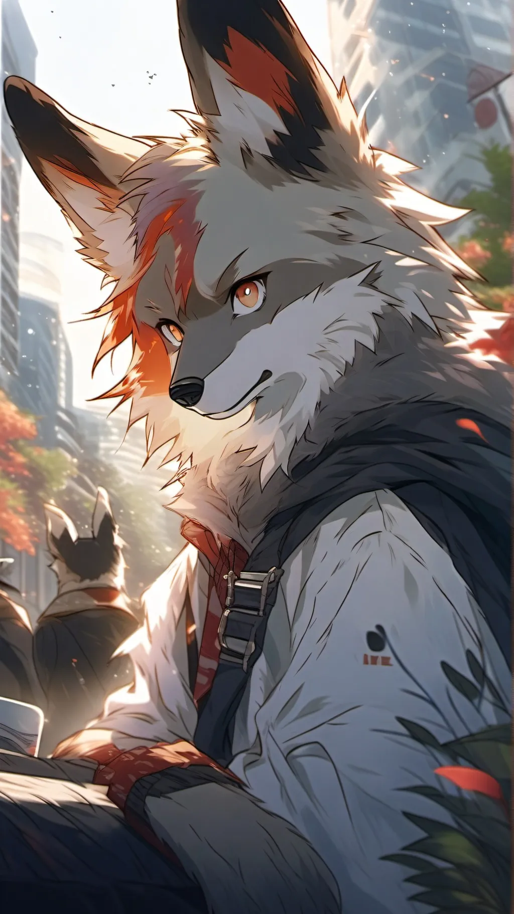 ai character: Furryland background