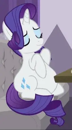 ai character: Rarity background