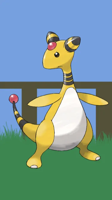 ai character: Ampharos background