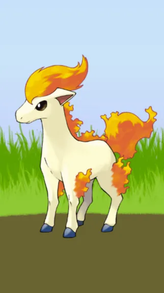 ai character: Ponyta background