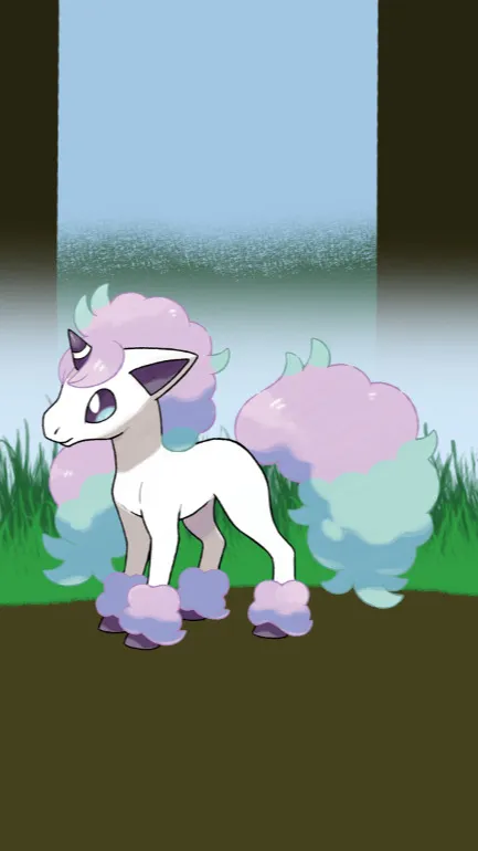 ai character: Ponyta background