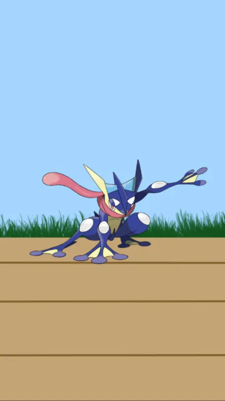 ai character: Greninja background