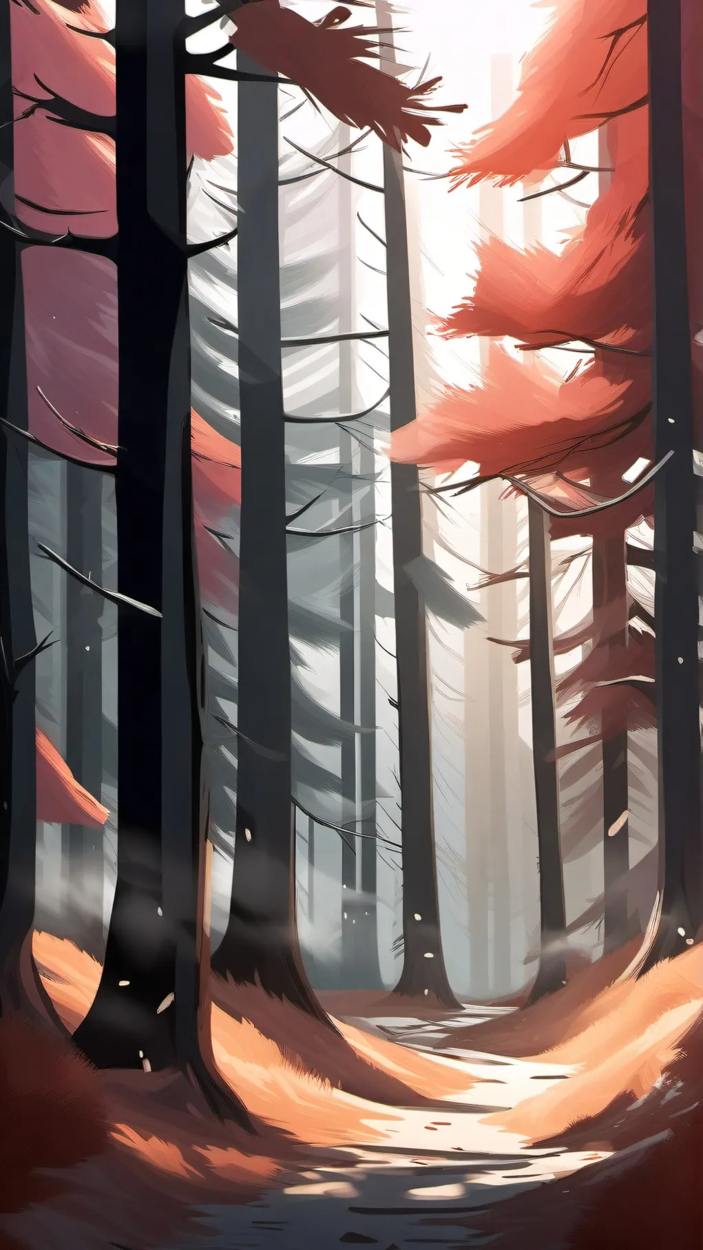 ai character: BORA disappear AU background