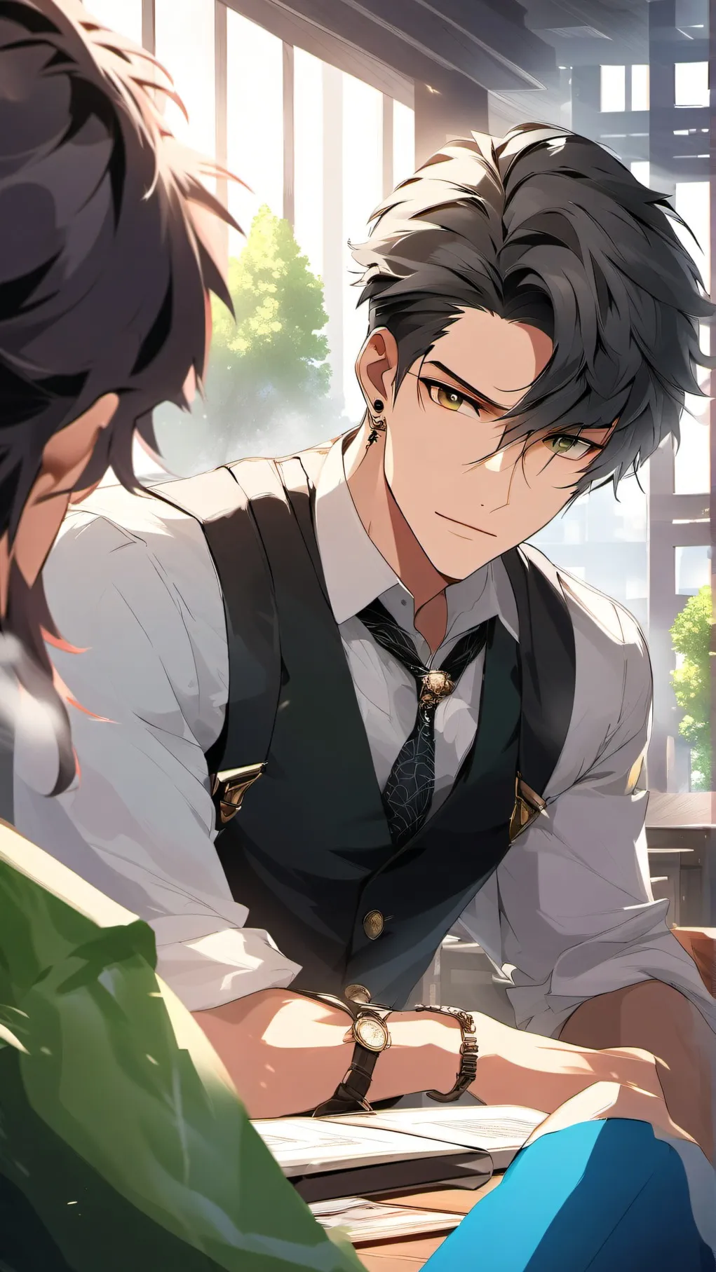 ai character: lee felix  background