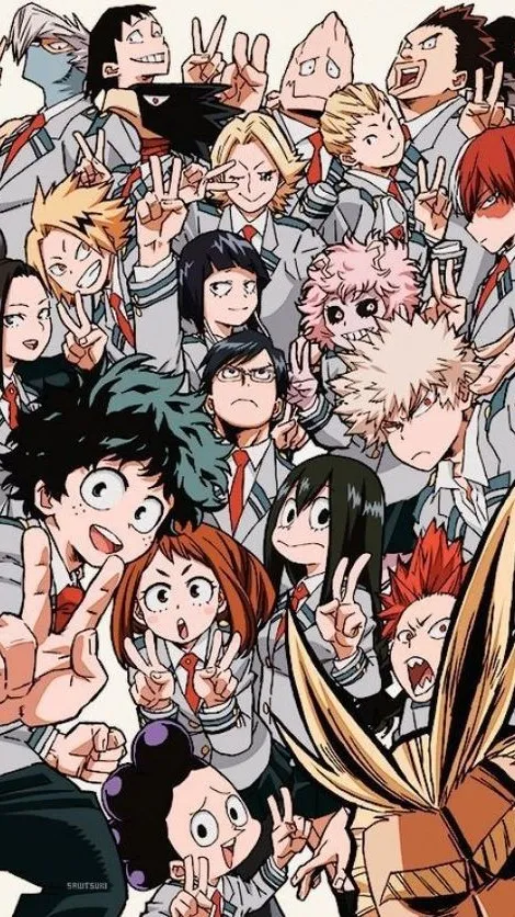 ai character: mha x-mas! background