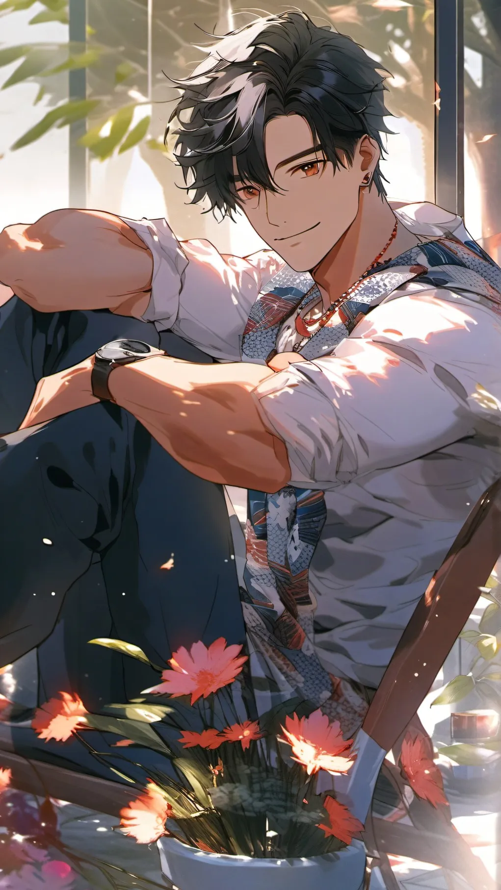 ai character: David background