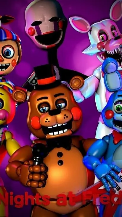 ai character: fnaf 2 background