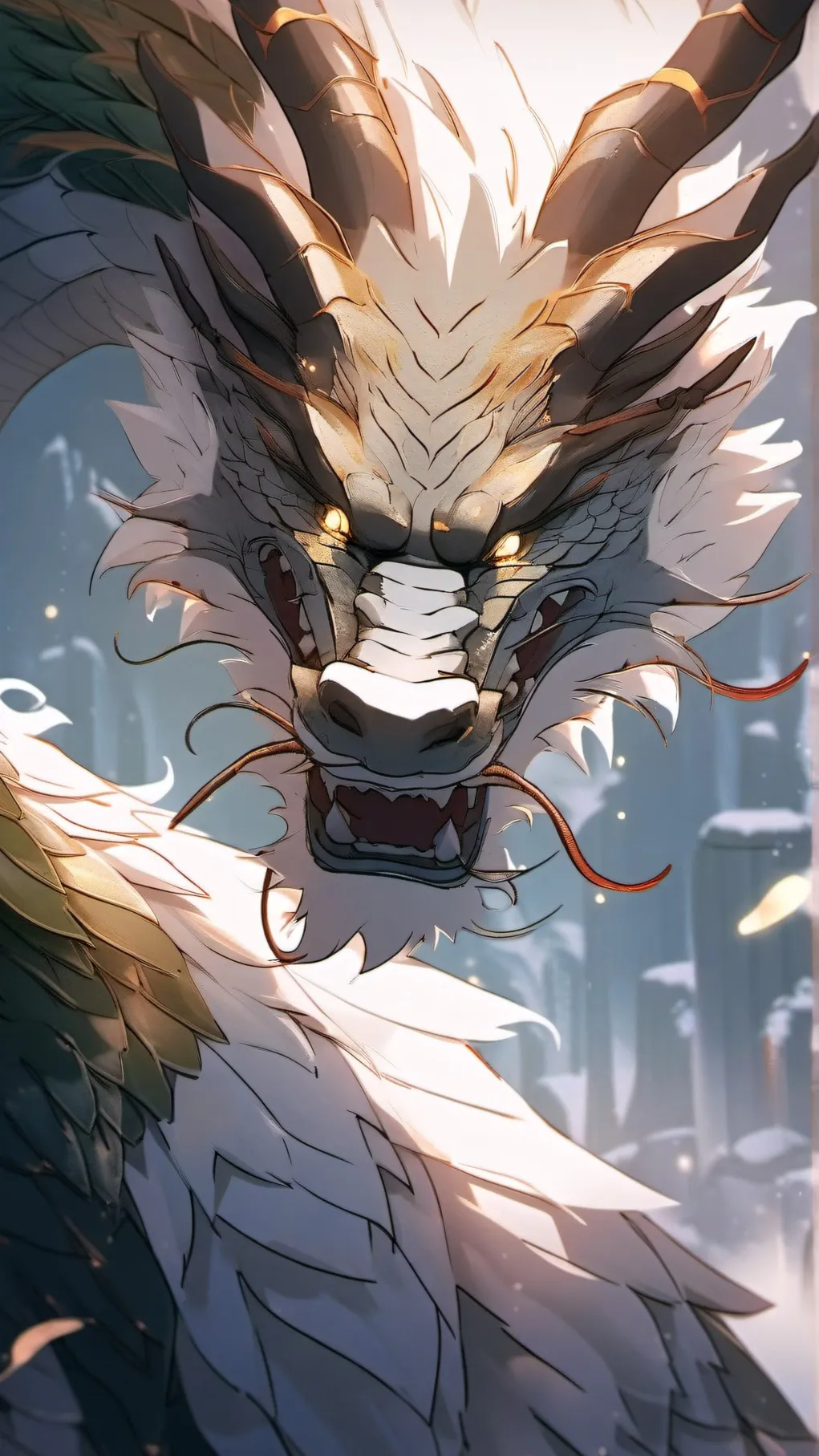 ai character: dragon life background
